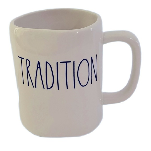 🆑Rae Dunn Mug “Tradition” Dining Kitchen Coffee Lover Caffeine Coffee Fir… - Picture 1 of 6